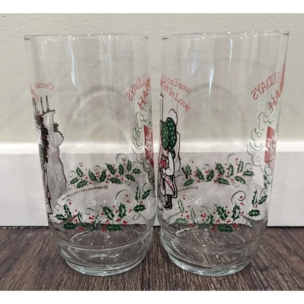 Vintage 1980 Holly Hobbie Coca Cola Christmas Deck the Halls Set